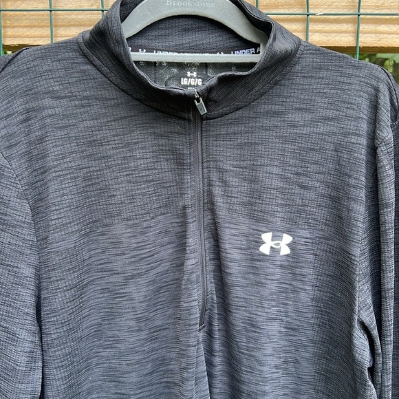Under Armour Men’s UA Seamless fitted ½ Zip Pullover – Black (Size L) – NWT - Picture 2 of 7